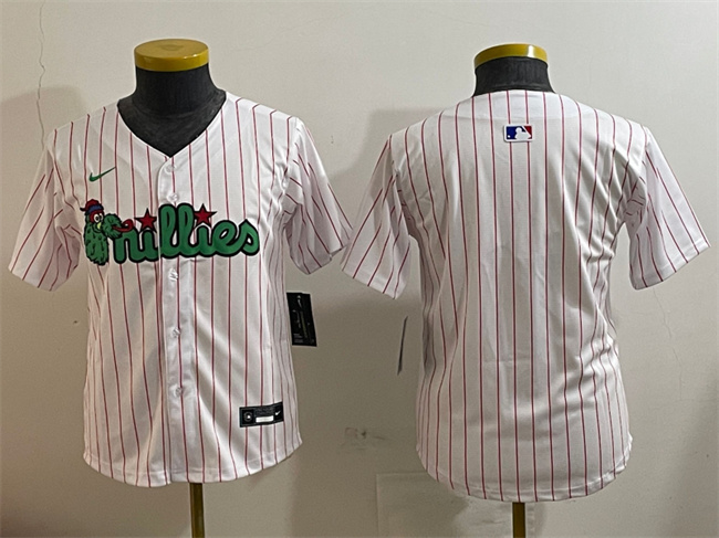 Youth Philadelphia Phillies Blank White Phanatic Limited Stitched Jersey Youth Philadelphia Phillies Blank White Phanatic Limited Stitched Jersey